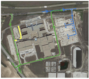 aerial map of campus